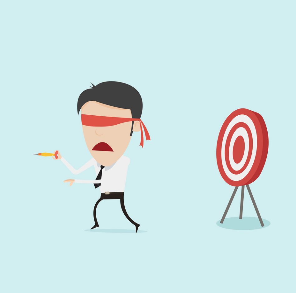 Getting a data science job by throwing darts at a board